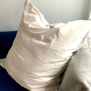 TWO beautiful, linen-feel Euro SHAMS(not the pillows too) for you!!